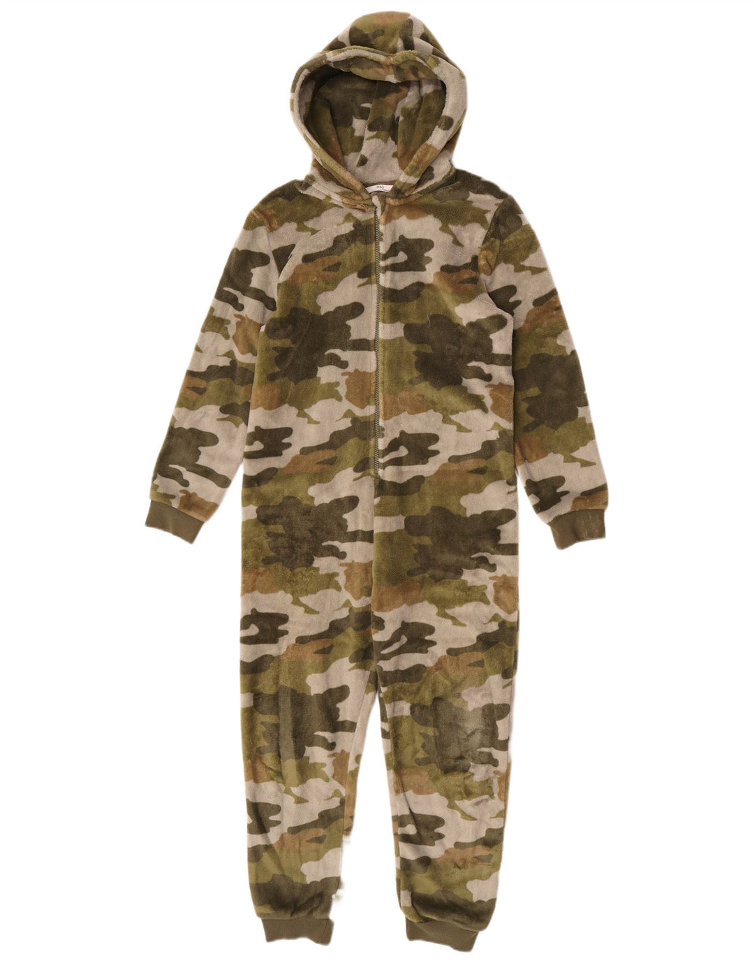 Marks & Spencer Boys Long Sleeve Jumpsuit 11-12 Years Khaki Camouflage