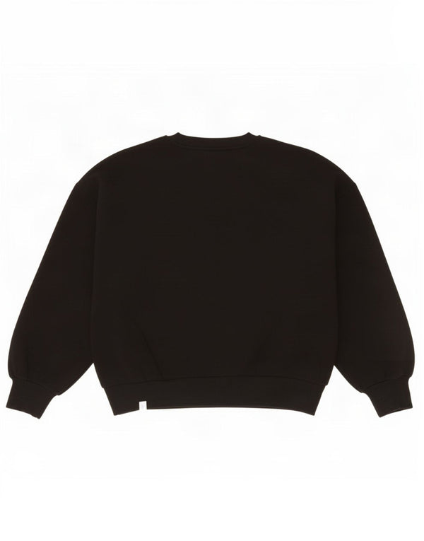 Felpa da bambina con grafica Wicked Benetton 10-11 anni XL in cotone nero