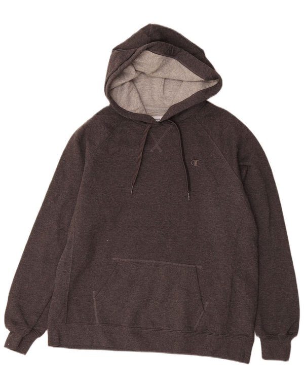 Champion Mens Hoodie Jumper XL Γκρι βαμβακερό