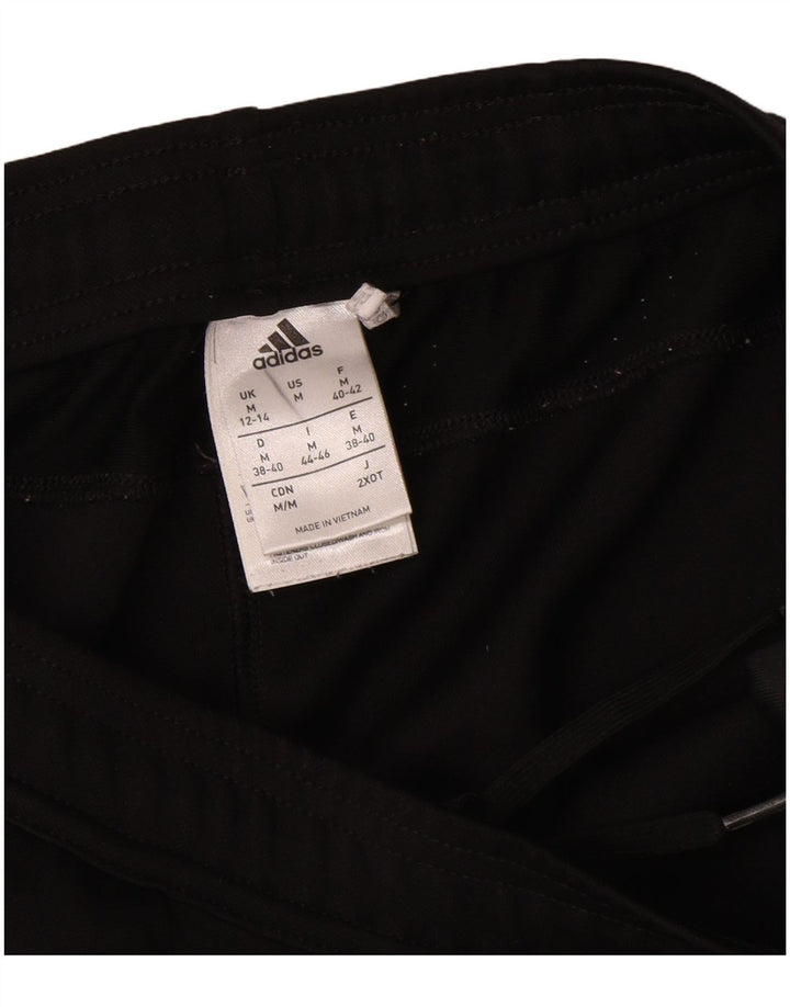 Adidas Damen-Trainingshose UK 12/14 Mittelschwarzes Polyester