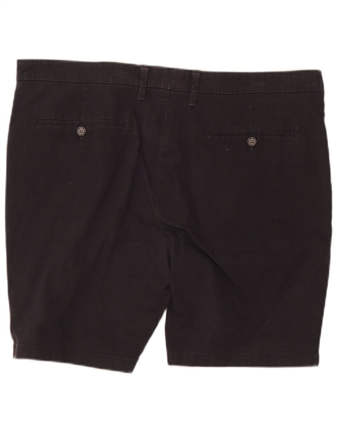 Marks & Spencer Mens Chino Shorts W40 XL Black Cotton