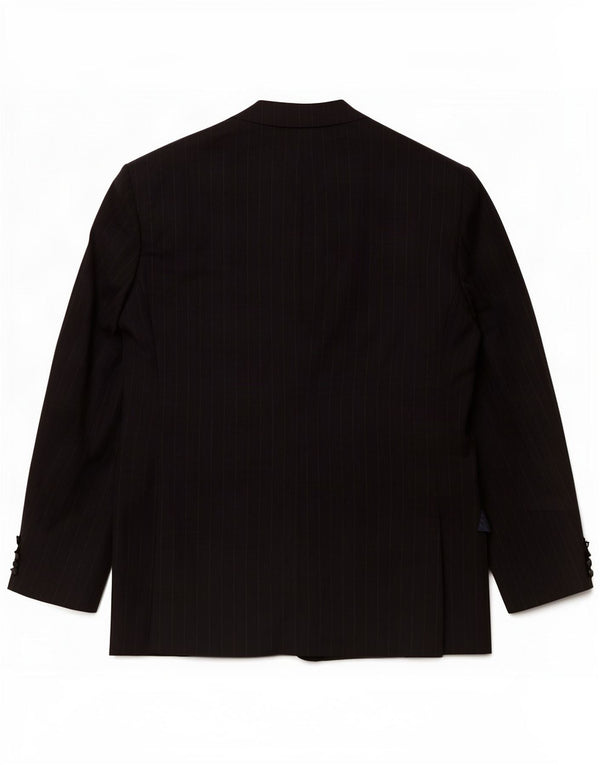 Giacca blazer a 2 bottoni Marks & Spencer da uomo UK 48 2XL blu navy a righe