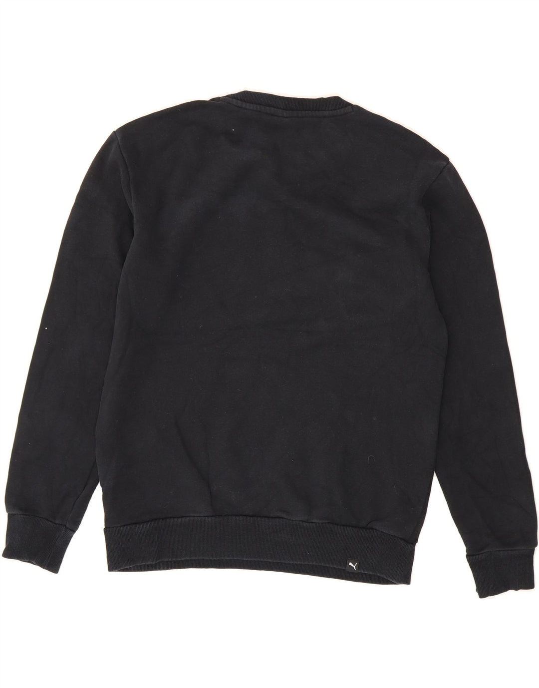 PUMA Mens Graphic Sweatshirt Jumper Small Grey Cotton Vintage Puma and Second-Hand Puma from Messina Hembry 