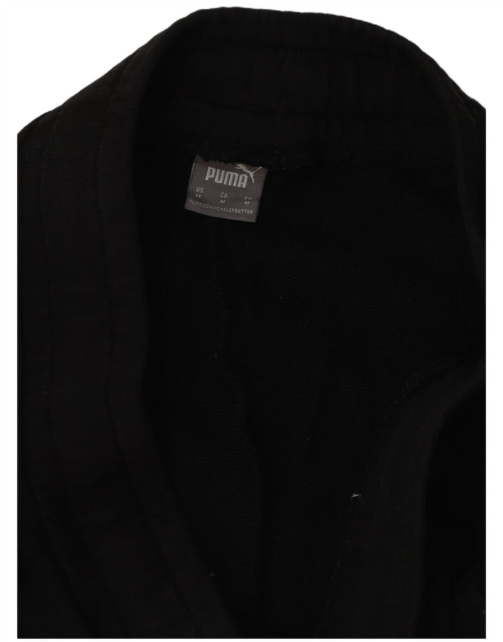 Puma Mens Graphic Tracksuit Trousers Joggers Medium  Black