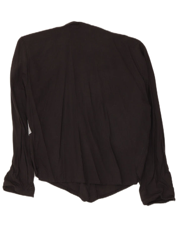 Blusa feminina Zoe IT 44 média preta xadrez viscose
