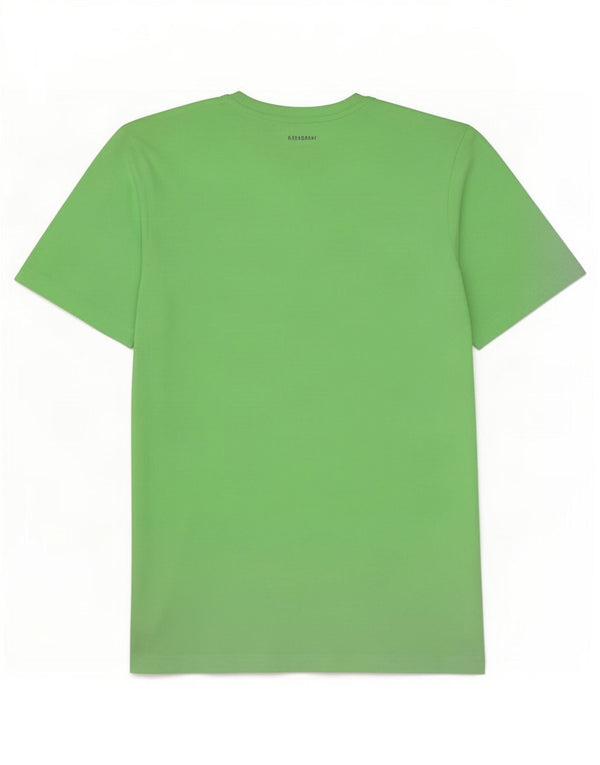 T-shirt grafica Adidas Aeroready da uomo piccola in cotone verde