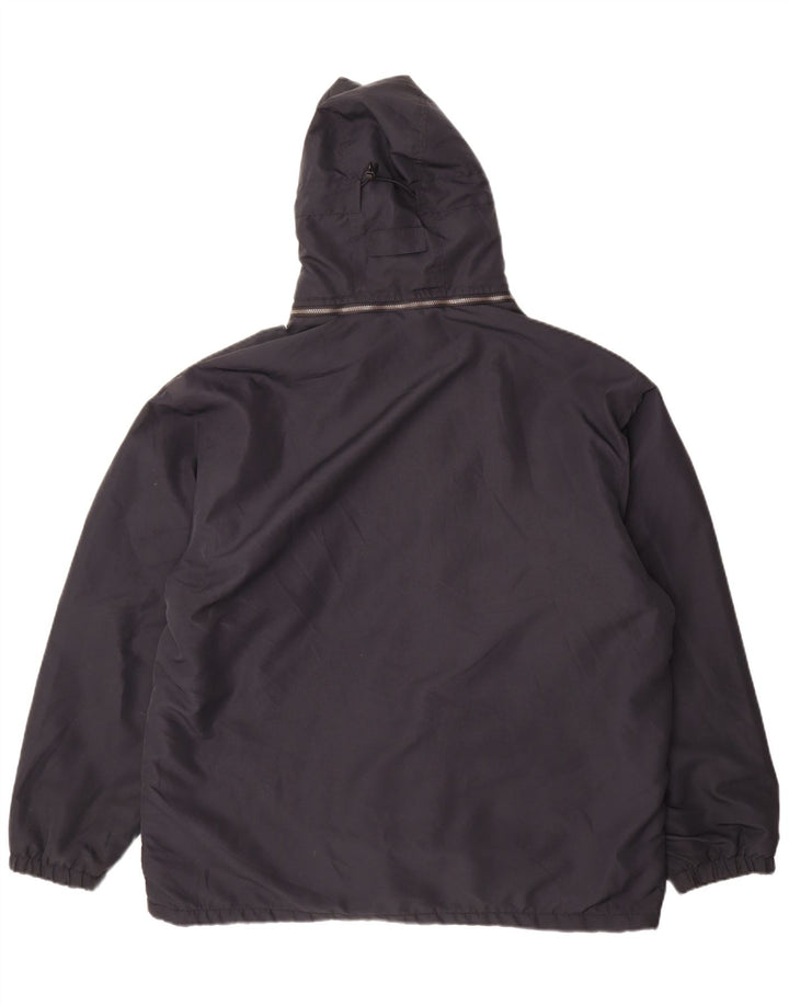 Kappa Chaqueta reversible con capucha para hombre UK 40 Large Poliéster azul marino