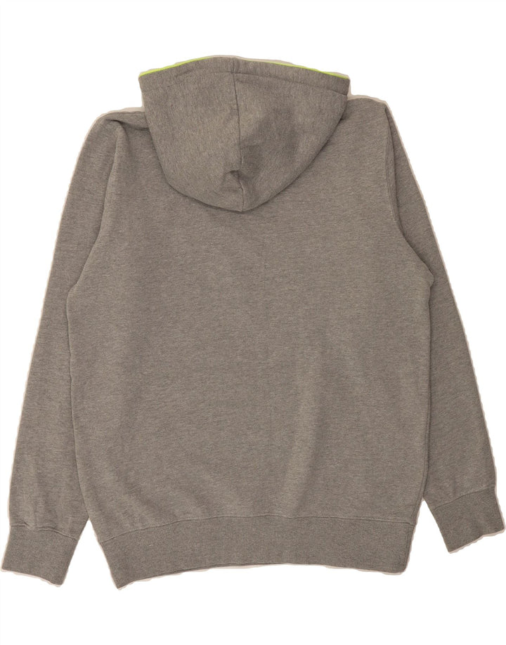 JACK & JONES Mens Hoodie Jumper Large Grey Colourblock Cotton Vintage Jack & Jones and Second-Hand Jack & Jones from Messina Hembry 