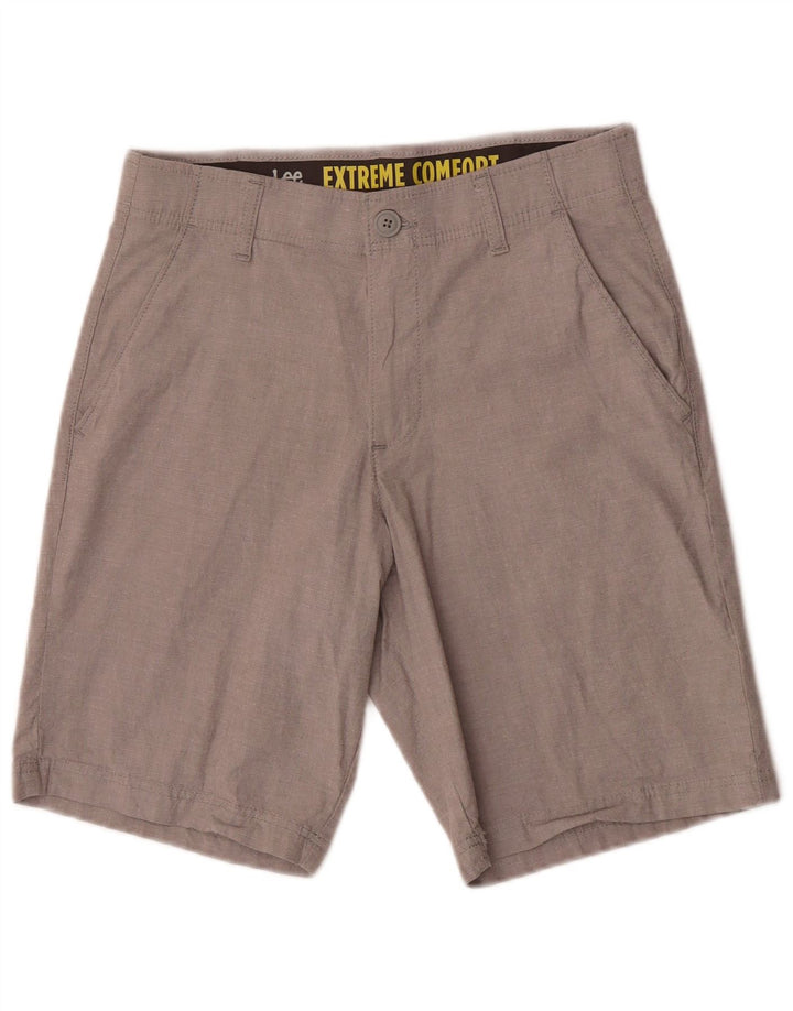 Lee Herren Chinoshorts W30 mittelgraue Baumwolle