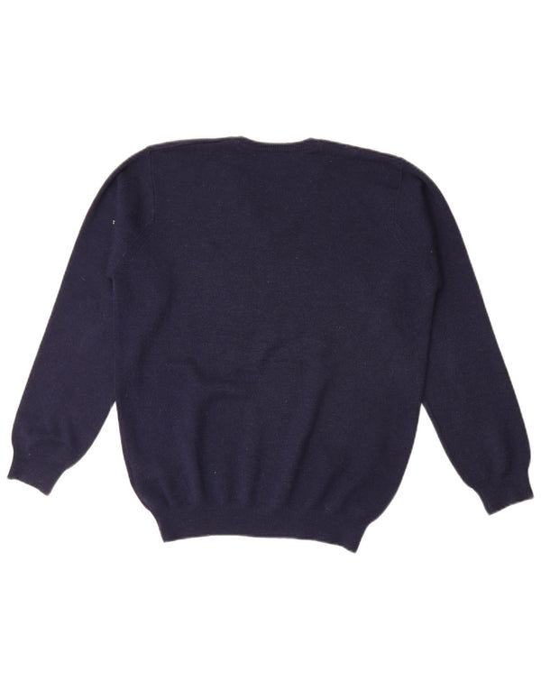 Marks & Spencer Pull col V Fille 13-14 ans Acrylique Bleu Marine
