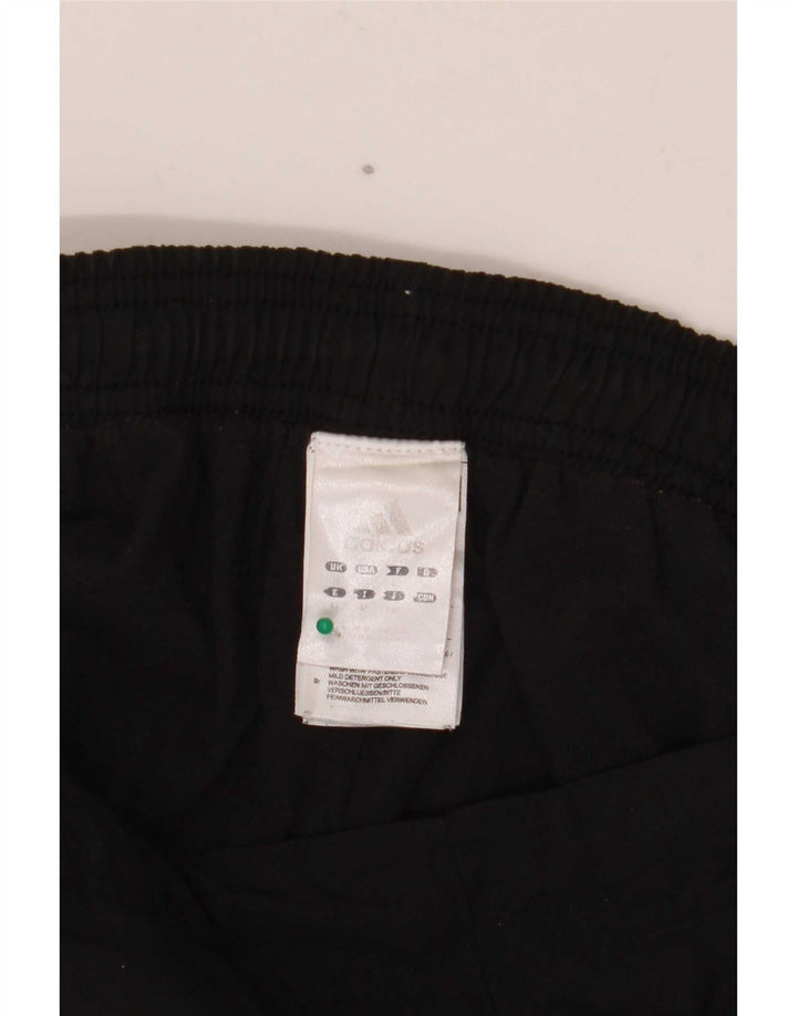 Adidas Pantalones de chándal para mujer UK 46 Grande Poliéster negro