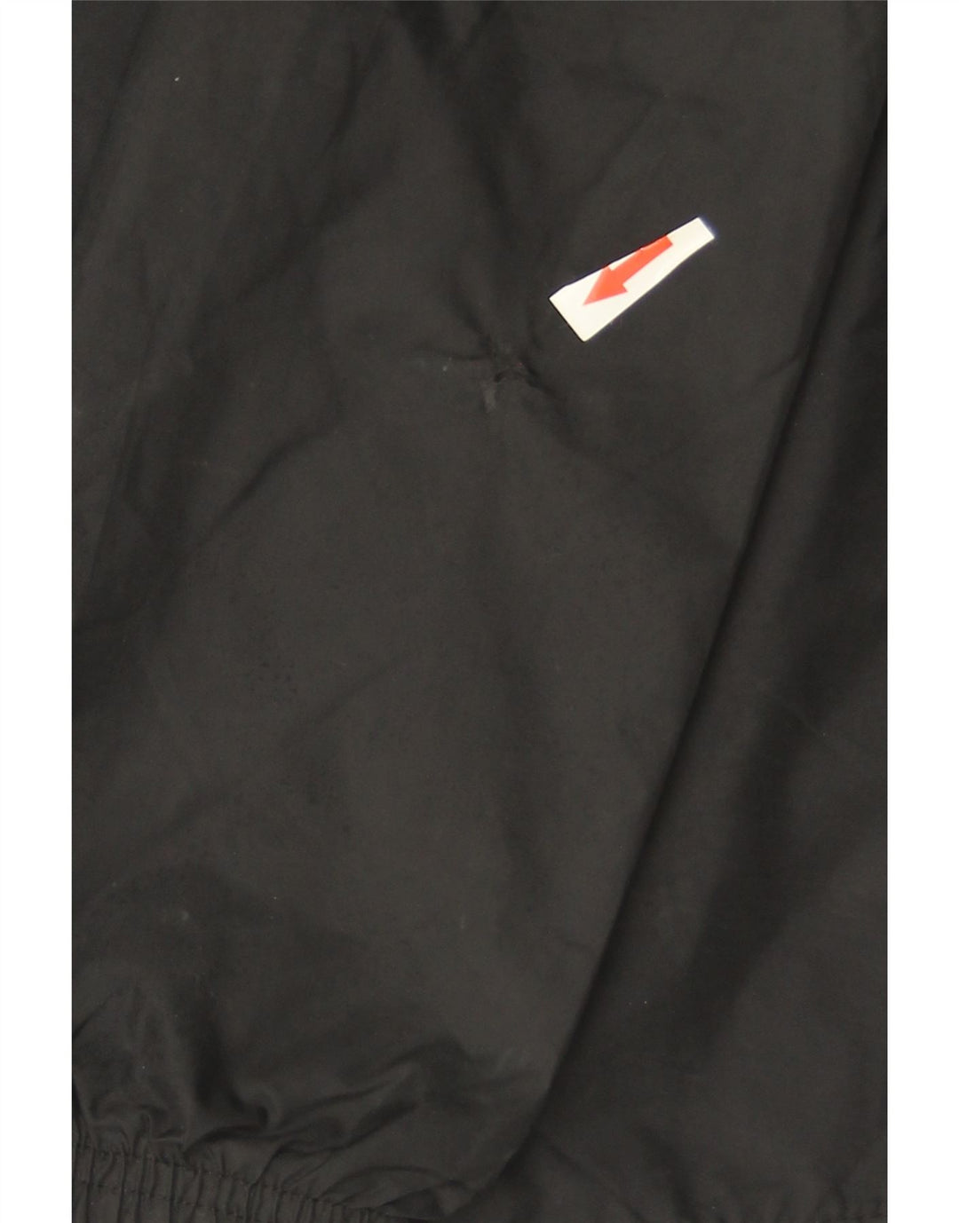Adidas Boys Hooded Rain Jacket 9-10 Years Black Nylon