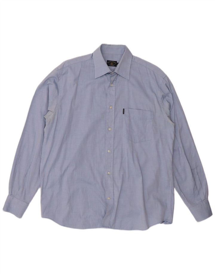 AMERIGO VESPUCCI Mens Shirt Size 42 Large Blue