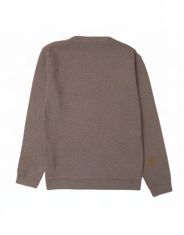 Crew Clothing Felpa da uomo Maglione XL Cotone chiazzato grigio