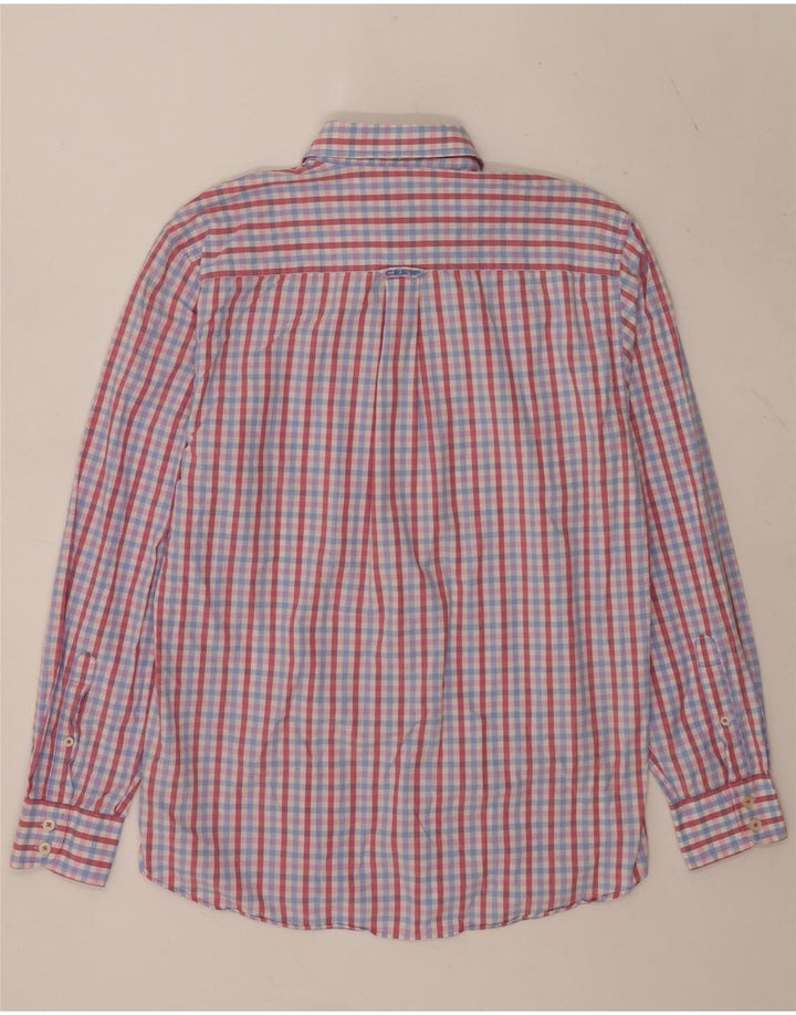 Crew Clothing Chemise coupe classique pour homme en coton vichy multicolore moyen