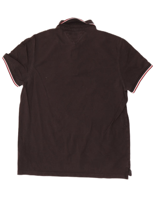 Tommy Hilfiger Polo Slim Fit XL Coton Noir Homme