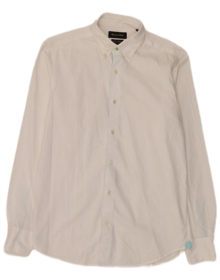 Massimo Dutti Mens Shirt Small White