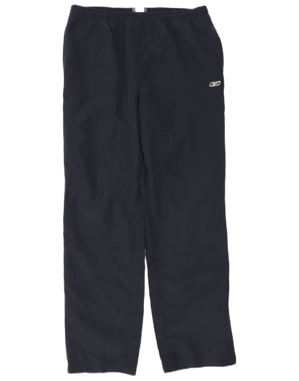 Reebok Pantalon de survêtement pour femme UK 14 Large Bleu marine Polyester