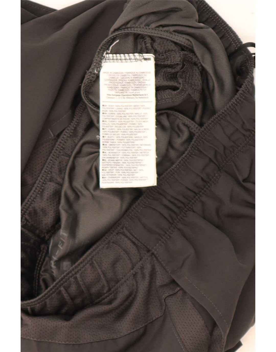 Ανδρικό αθλητικό σορτς Nike Dri Fit από μεσαίο γκρι πολυεστέρα