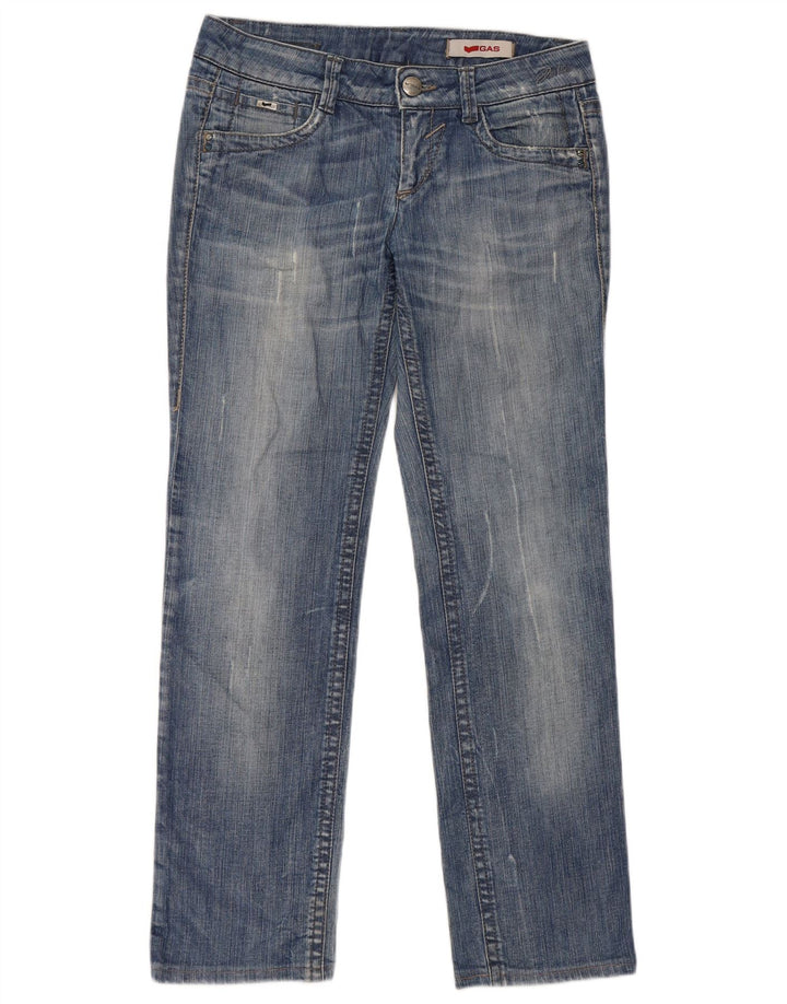 Jeans dritti da donna Gas W30 L31 cotone blu