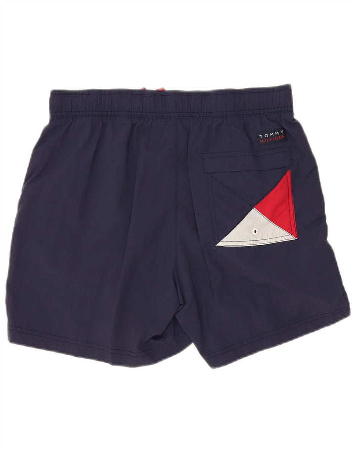 Tommy Hilfiger Grafiske badeshorts til mænd store marineblå polyester