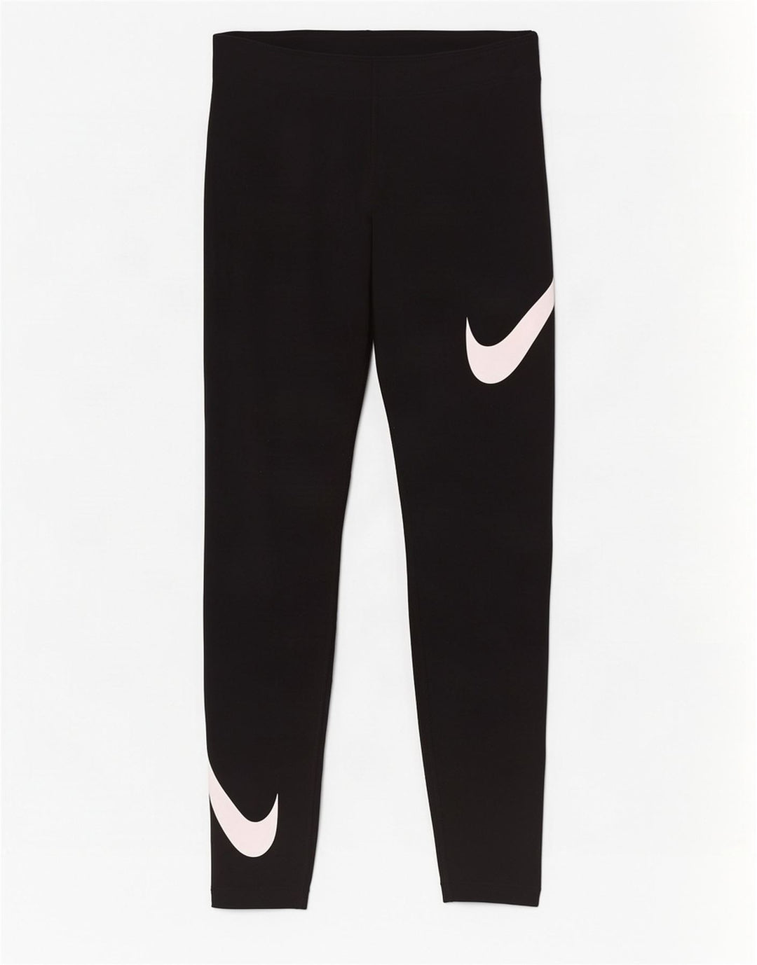 Nike Womens Graphic Leggings UK 8 Small Black Cotton