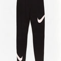 Nike Womens Graphic Leggings UK 8 Small Black Cotton