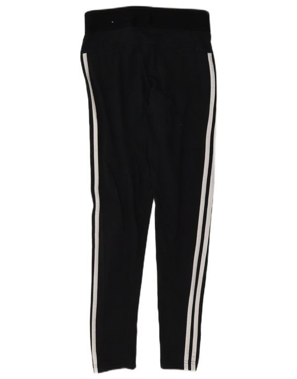 Adidas Dame Slim Fit Leggings UK 8/10 Small Black Bomuld
