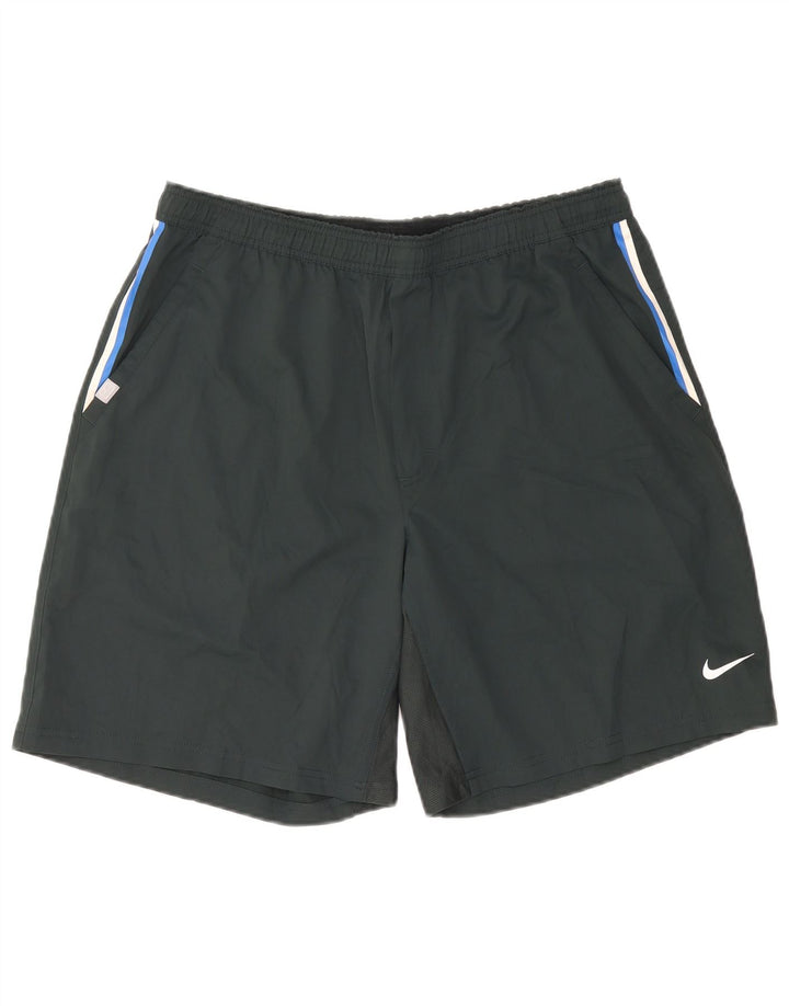 Pantaloncini sportivi Nike da uomo XL Grigio Colourblock in poliestere