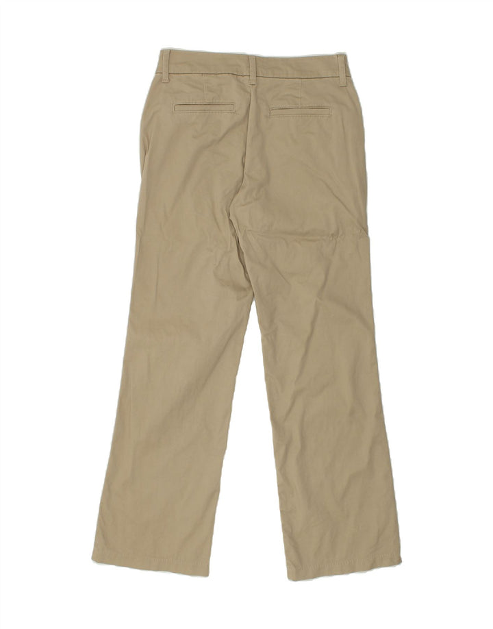 LEE Womens Straight Curvy Casual Trousers US 10 Large W30 L32 Beige Cotton | Vintage Lee | Thrift | Second-Hand Lee | Used Clothing | Messina Hembry 