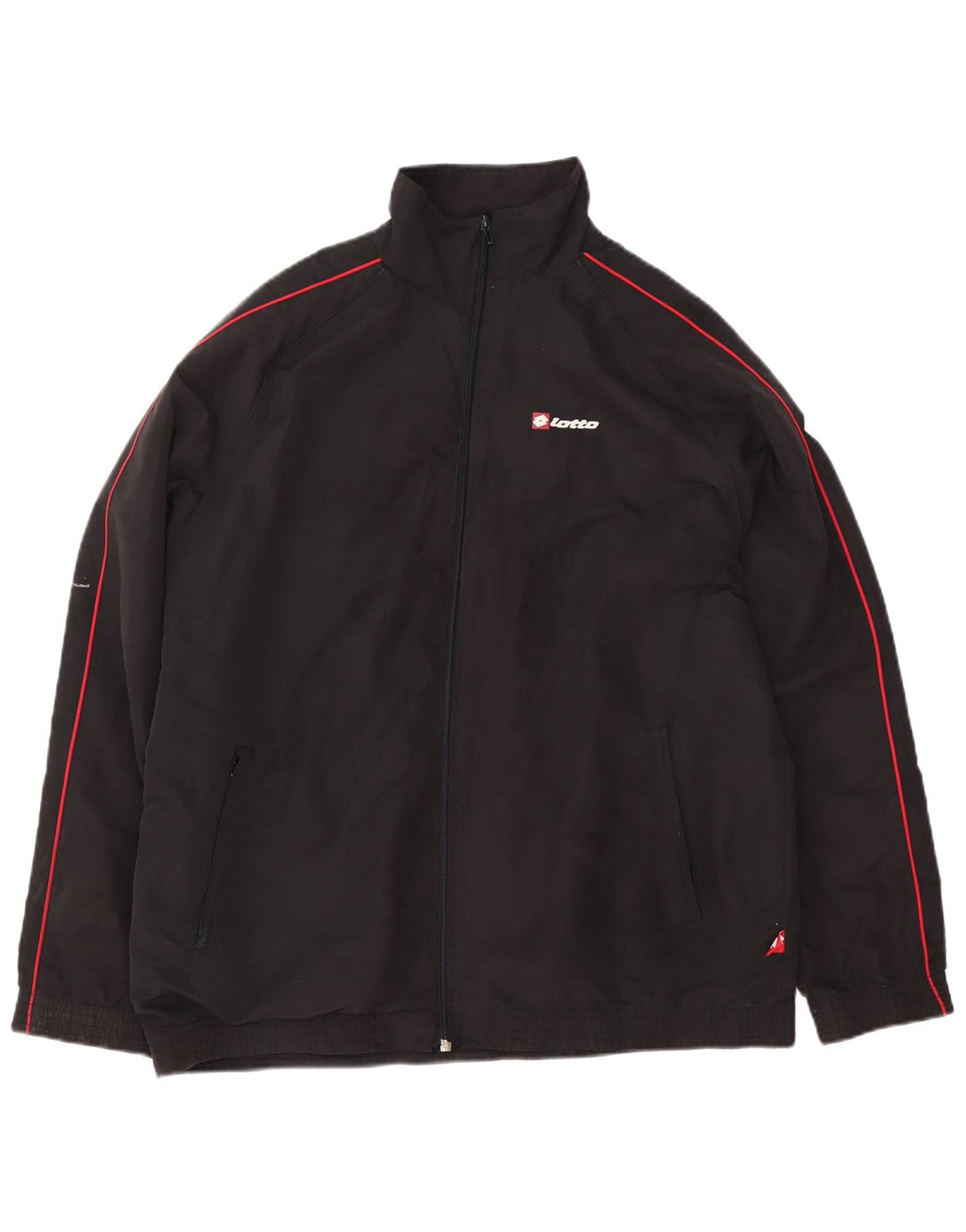 Lotto Hombre Chándal Top Chaqueta XL Negro Poliéster