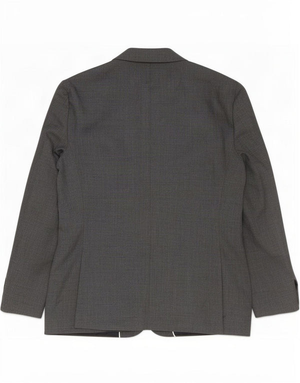 Marks & Spencer Veste blazer à 2 boutons pour homme Taille 44 2XL Gris Laine vierge