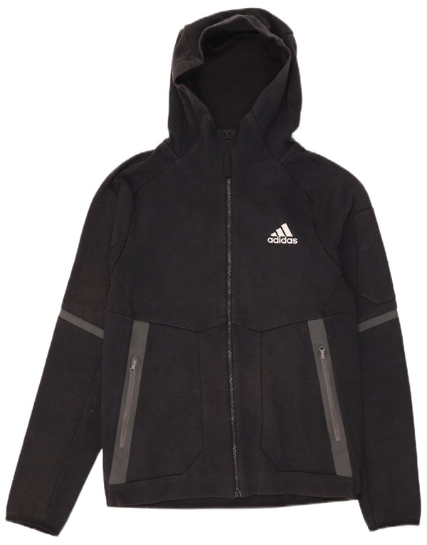 Ανδρικό πουλόβερ με κουκούλα Adidas UK 10 Small Black Colourblock Βαμβακερό