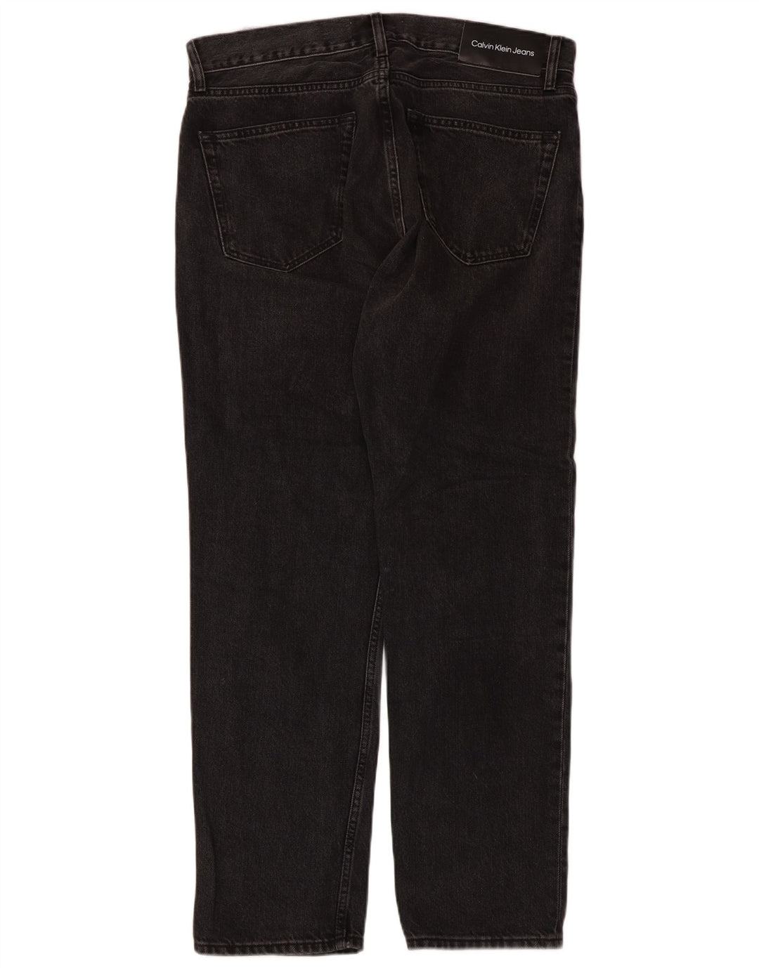 Calvin Klein Jean droit homme W32 L30 coton noir