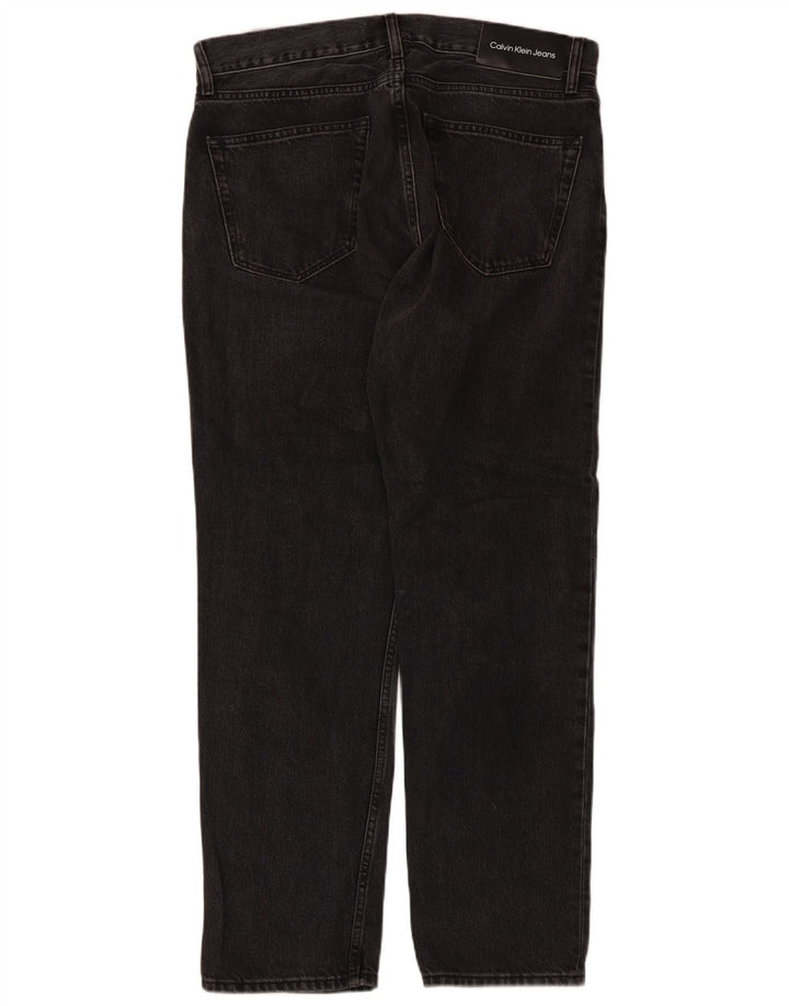 Calvin Klein Jean droit homme W32 L30 coton noir