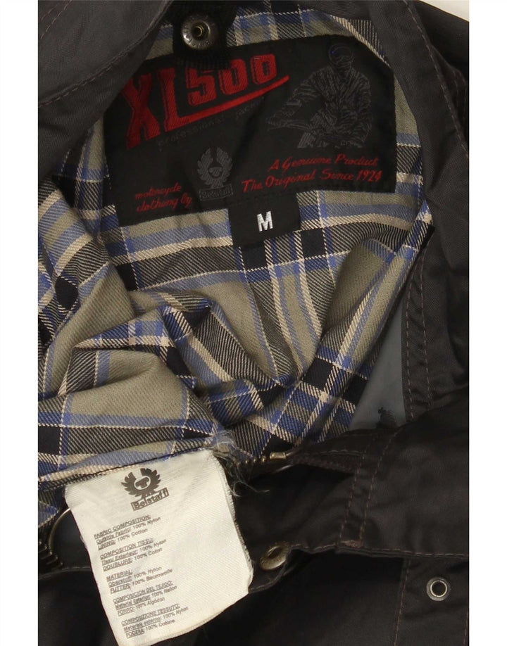 Belstaff Herre Racer Jacket UK 38 Medium Sort Nylon