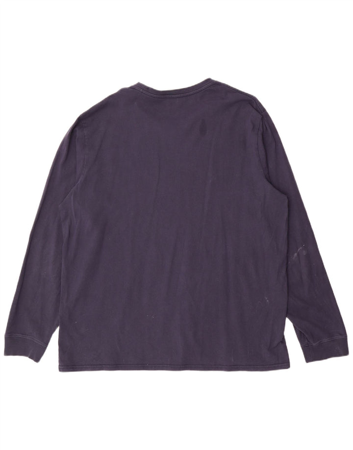 Levi's Mens Standard Fit Top Long Sleeve XL Navy Blue Cotton