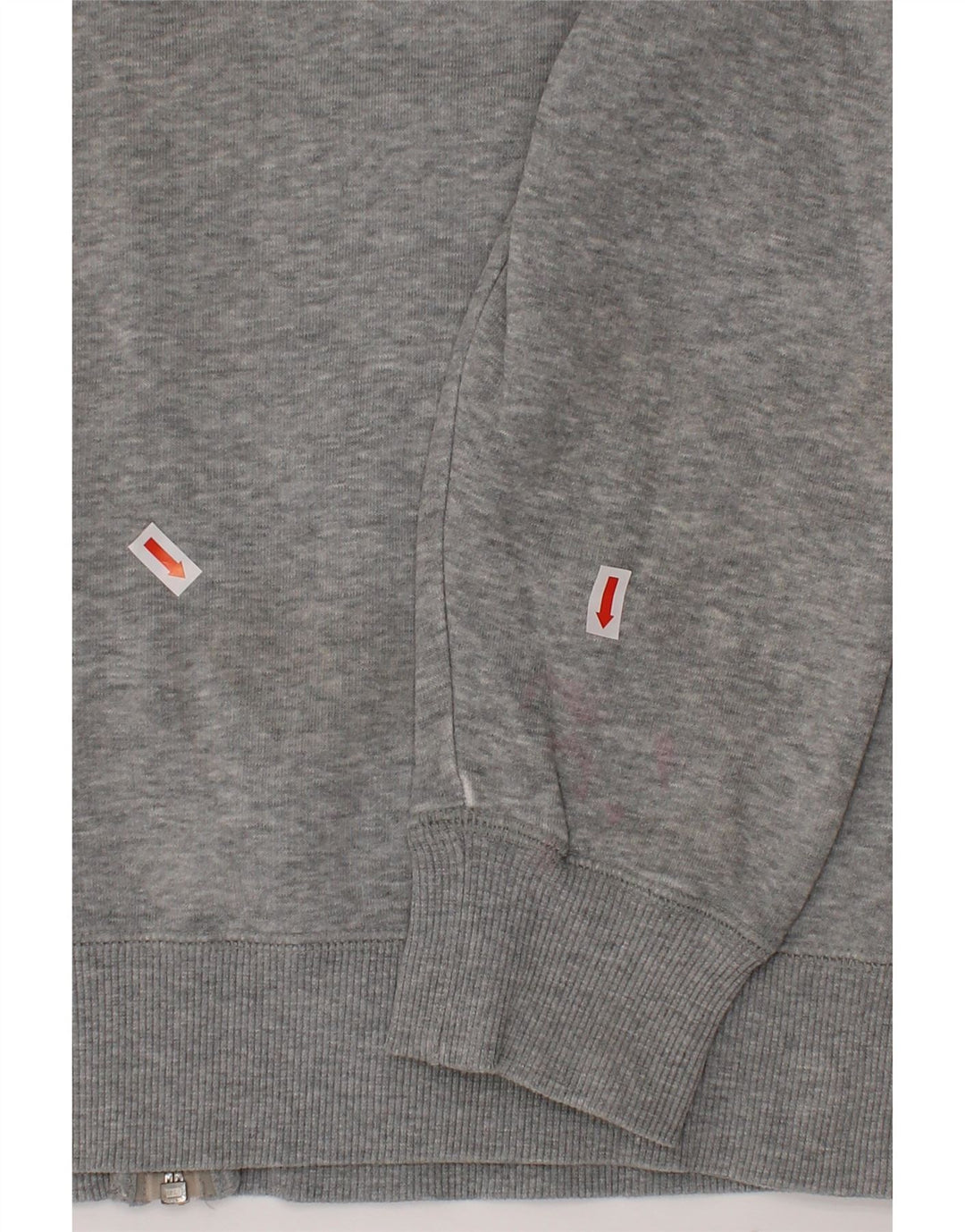NIKE Boys Zip Hoodie Sweater 10-11 Years Medium Grey Cotton Vintage Nike and Second-Hand Nike from Messina Hembry 