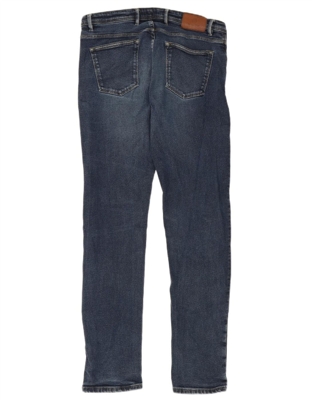 Massimo Dutti Mens Slim Jeans EU 42 Large W32 L31 Blue Cotton