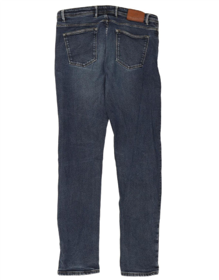 Massimo Dutti Mens Slim Jeans EU 42 Large W32 L31 Blue Cotton