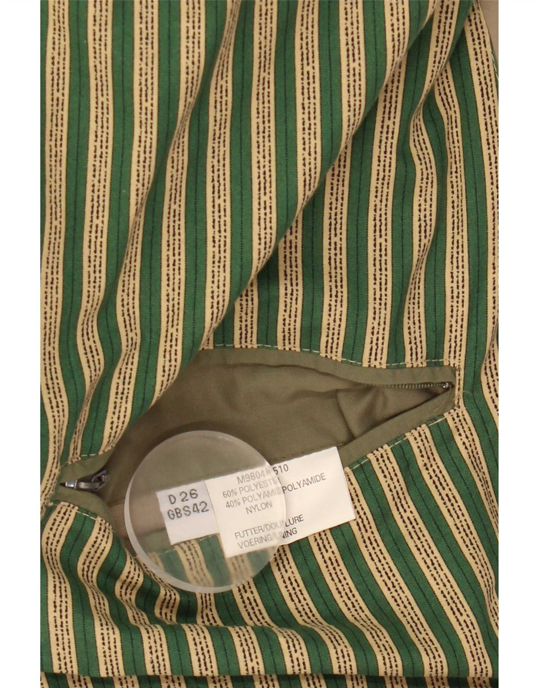 Vintage Mens Bomber Jacket UK 42 XL Green Microfibers
