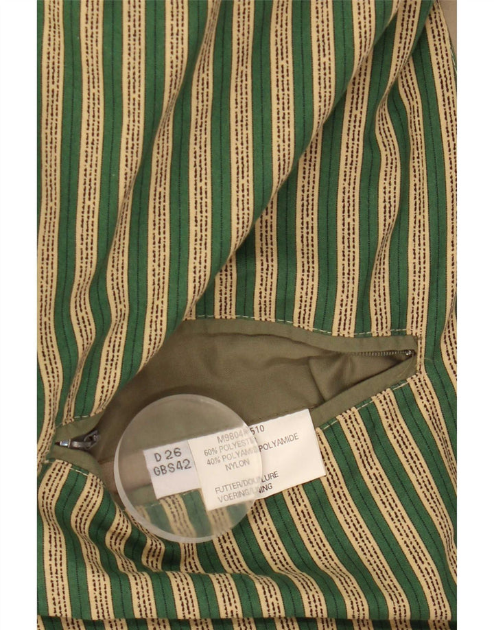 Vintage Mens Bomber Jacket UK 42 XL Green Microfibers