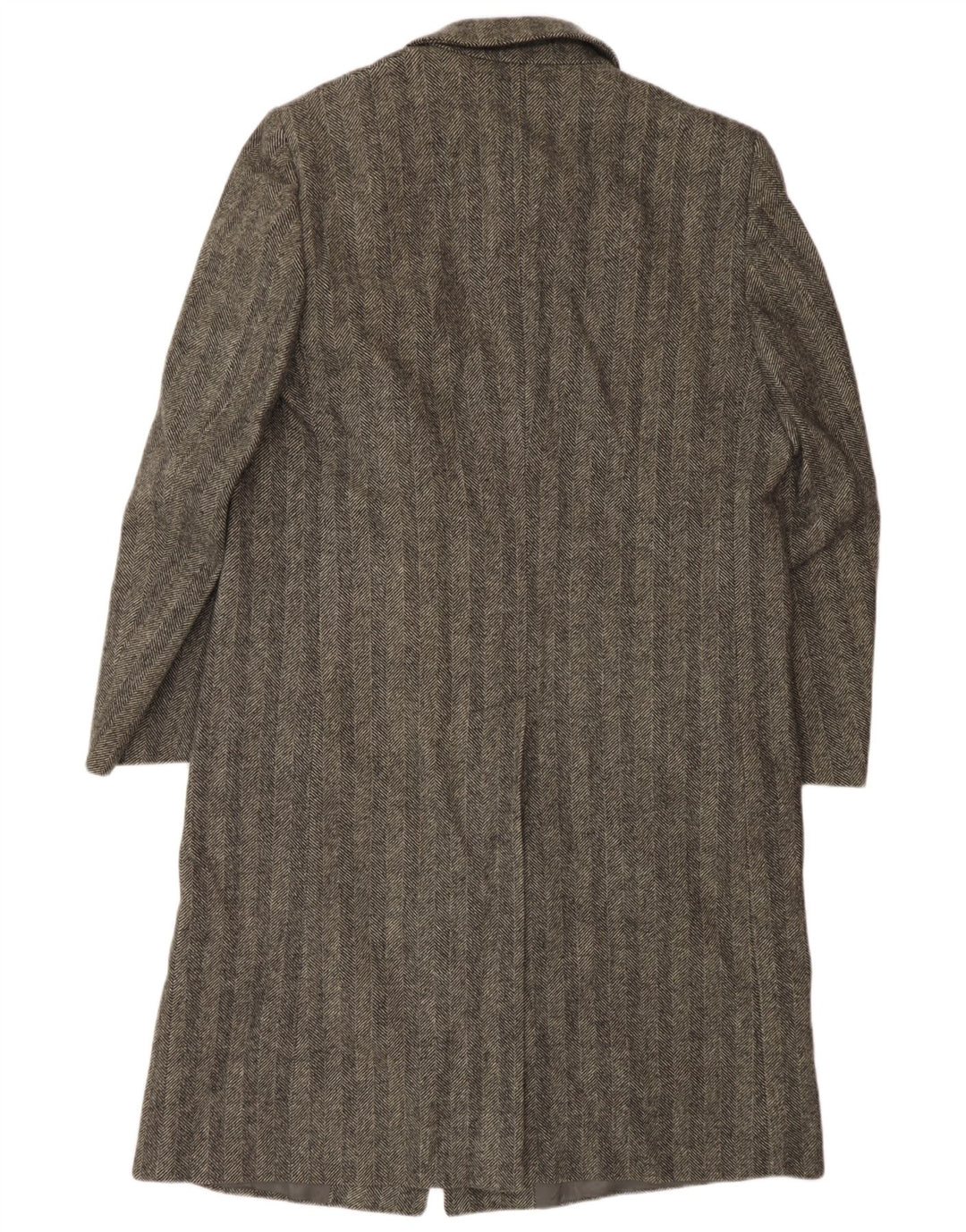 FIRMA Overfrakke til mænd UK 38 Medium Grey Herringbone