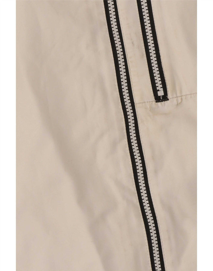 Impermeabile con cappuccio da donna Helly Hansen UK 16 grande poliestere bianco