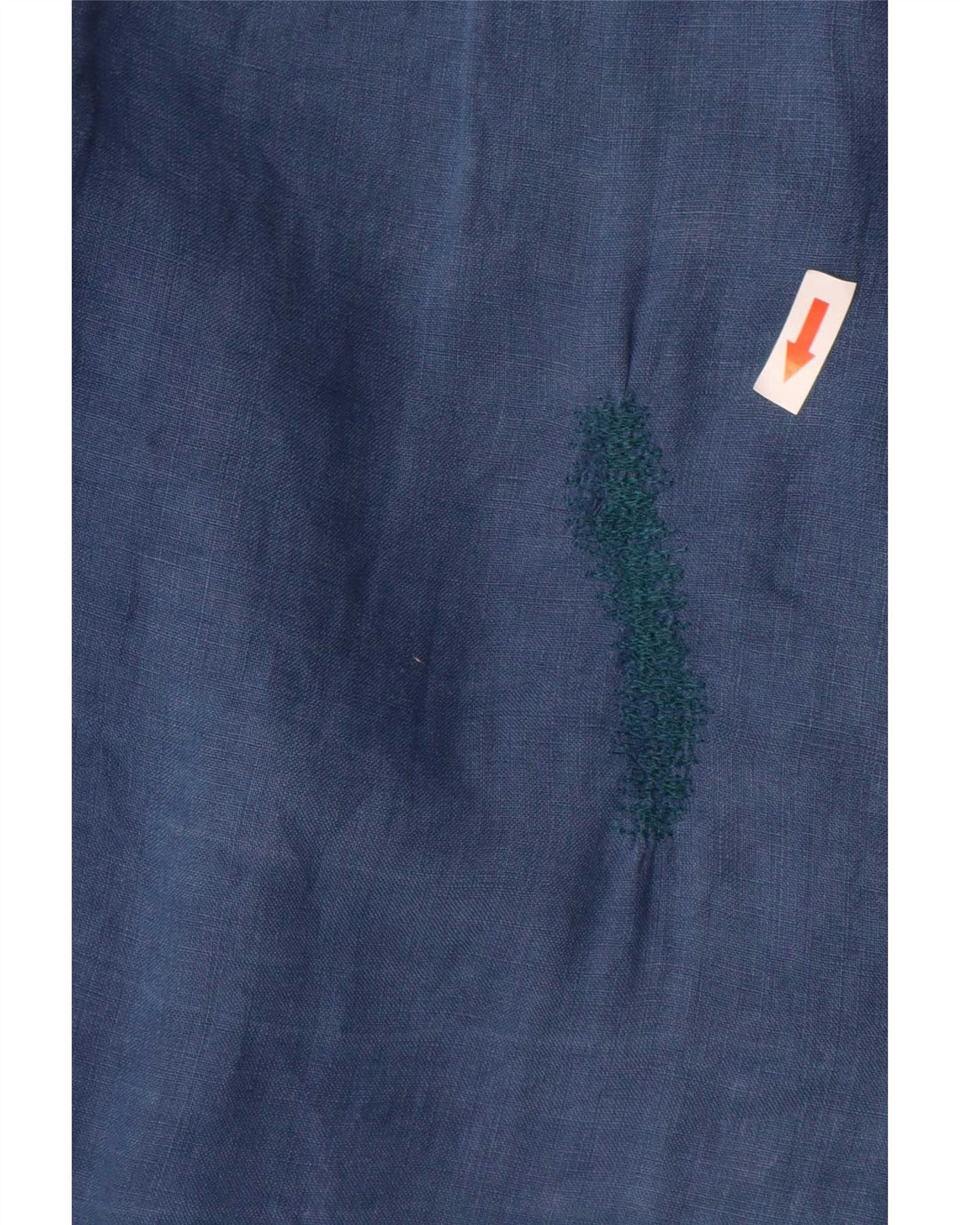 Ralph Lauren Mens Shirt Small Navy Blue Linen