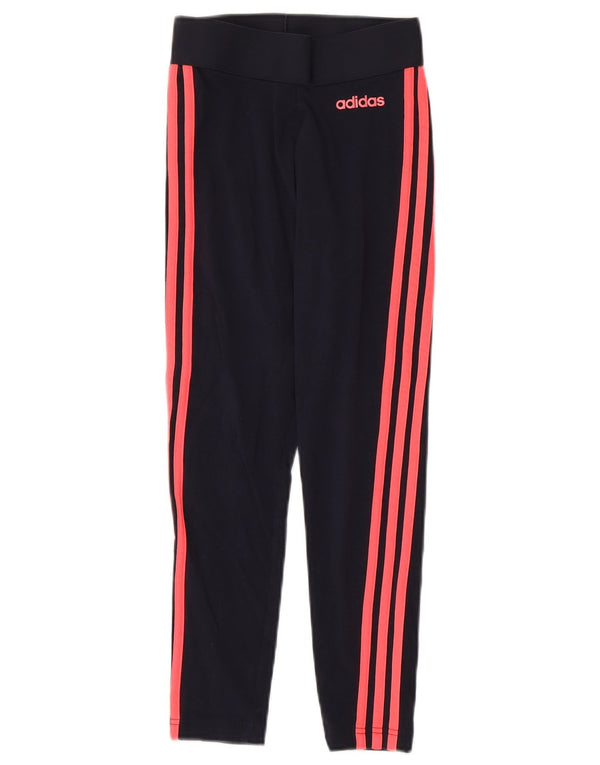Женские леггинсы Adidas UK 4/6 XS, темно-синий, хлопок