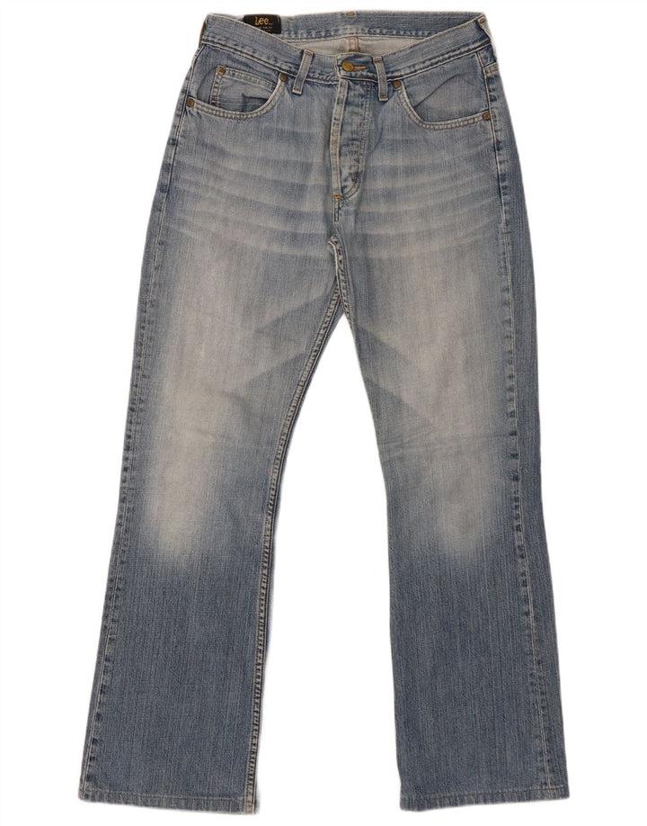 LEE Womens Denver Bootcut Jeans W32 L31 Blue Cotton