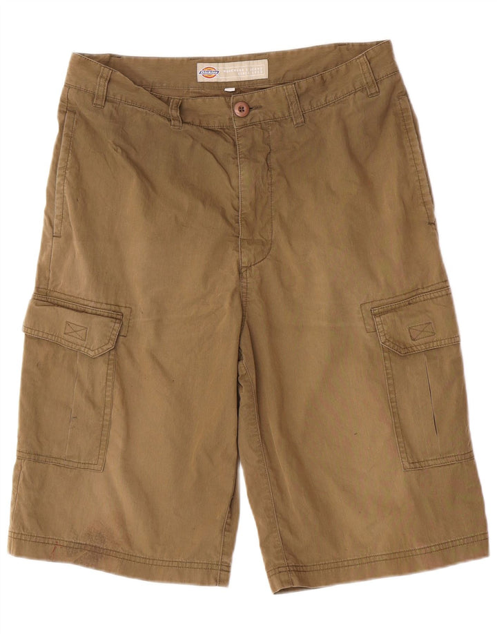 Pantaloni scurți cargo Dickies pentru bărbați, mediu W33, bumbac kaki