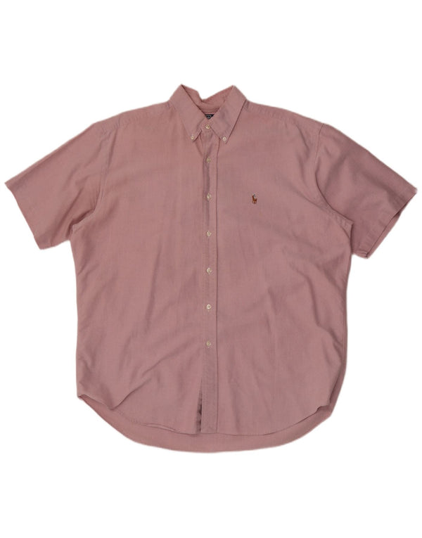 Polo Ralph Lauren Camisa holgada de manga corta Blake para hombre Algodón rosa grande