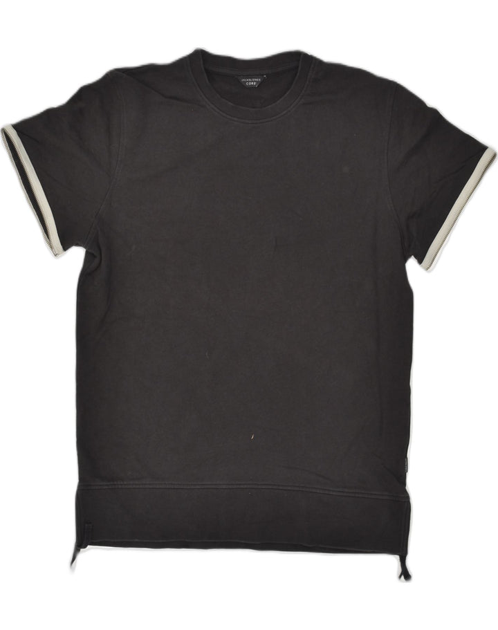 JACK & JONES Womens T-Shirt Top XL Black Cotton | Vintage Jack & Jones | Thrift | Second-Hand Jack & Jones | Used Clothing | Messina Hembry 